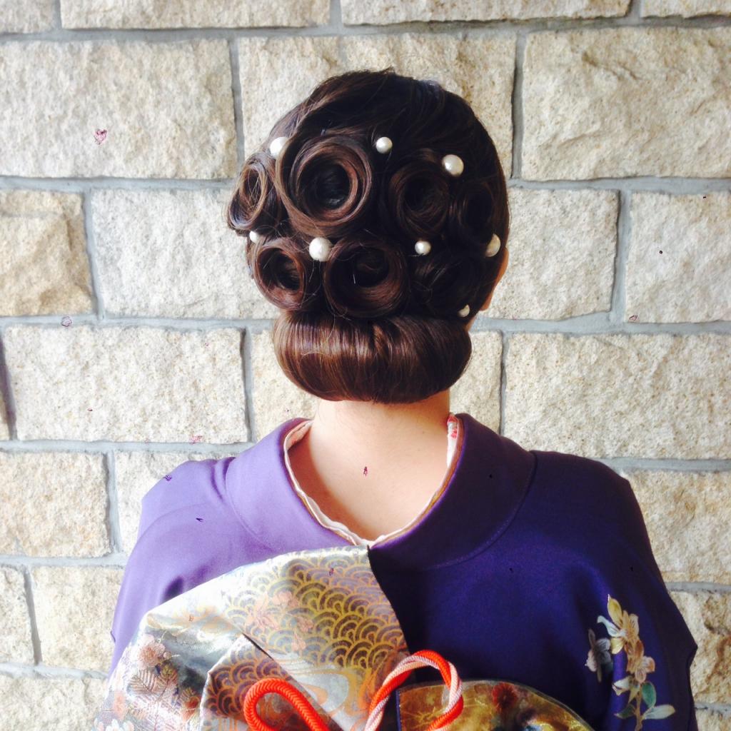 着物ヘアアレンジ