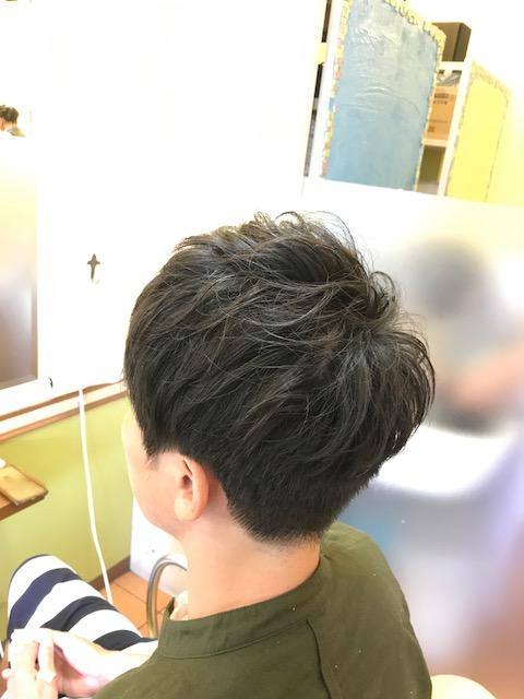 メンズボリュームUPパーマスタイル